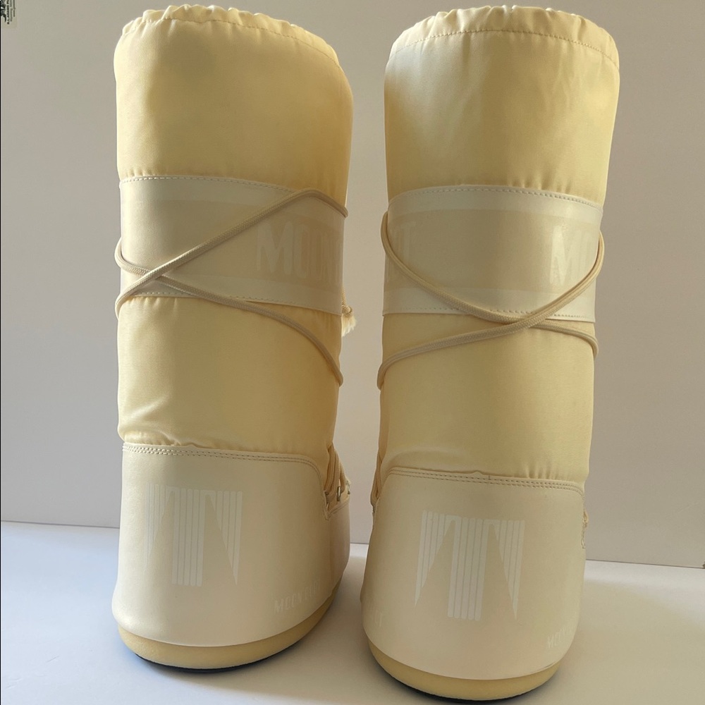 Moon Boot Nylon Boot In Cream - Picture 14 of 16